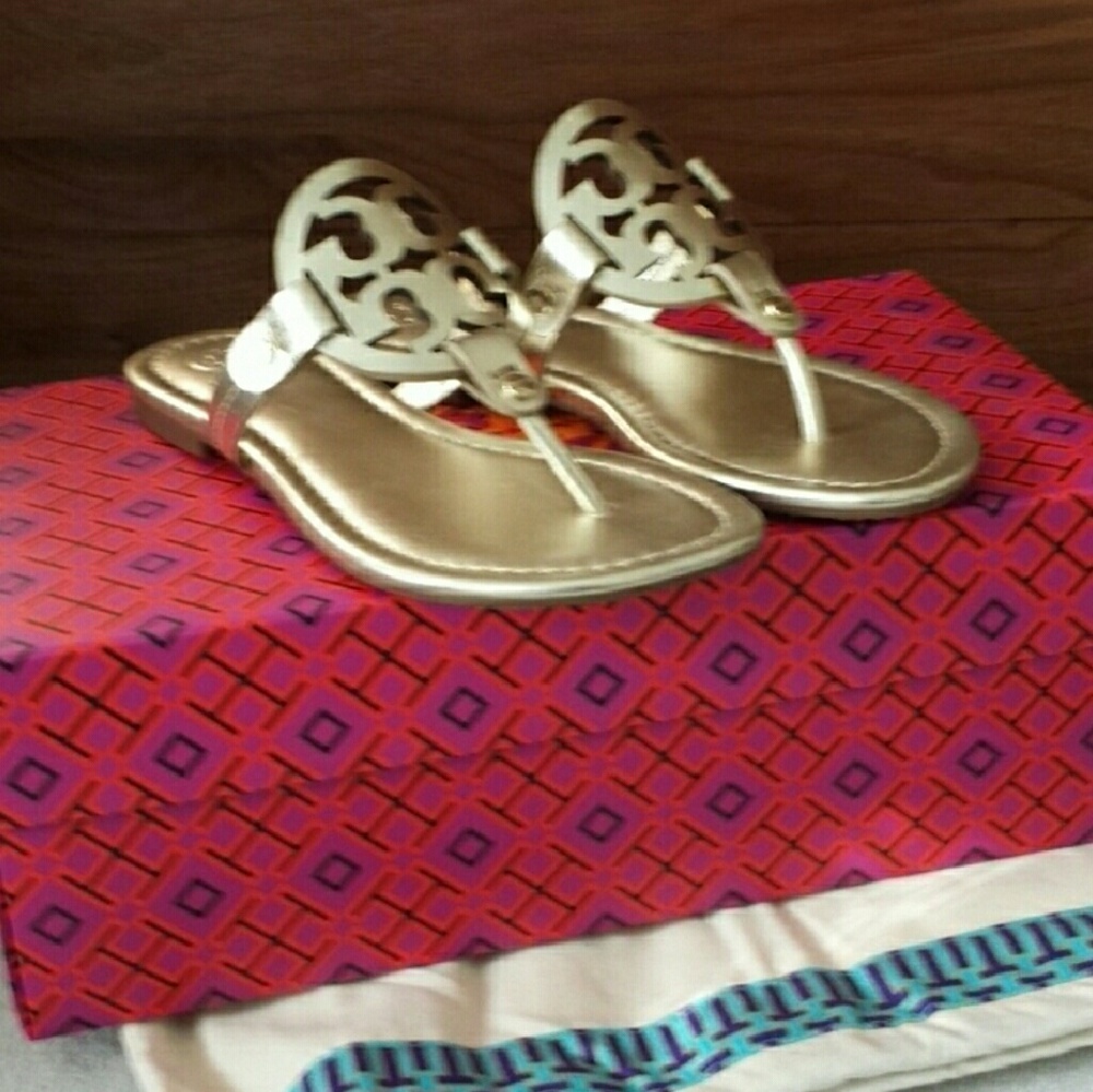 New Tory Burch Miller Sandals size 4